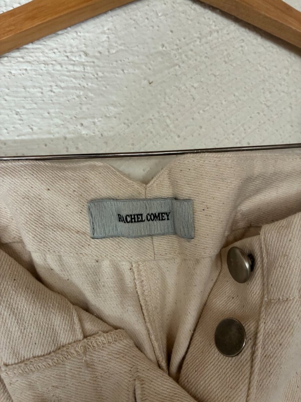 Rachel Comey Handy Pant in raw canvas and denim - Picture 3 of 4